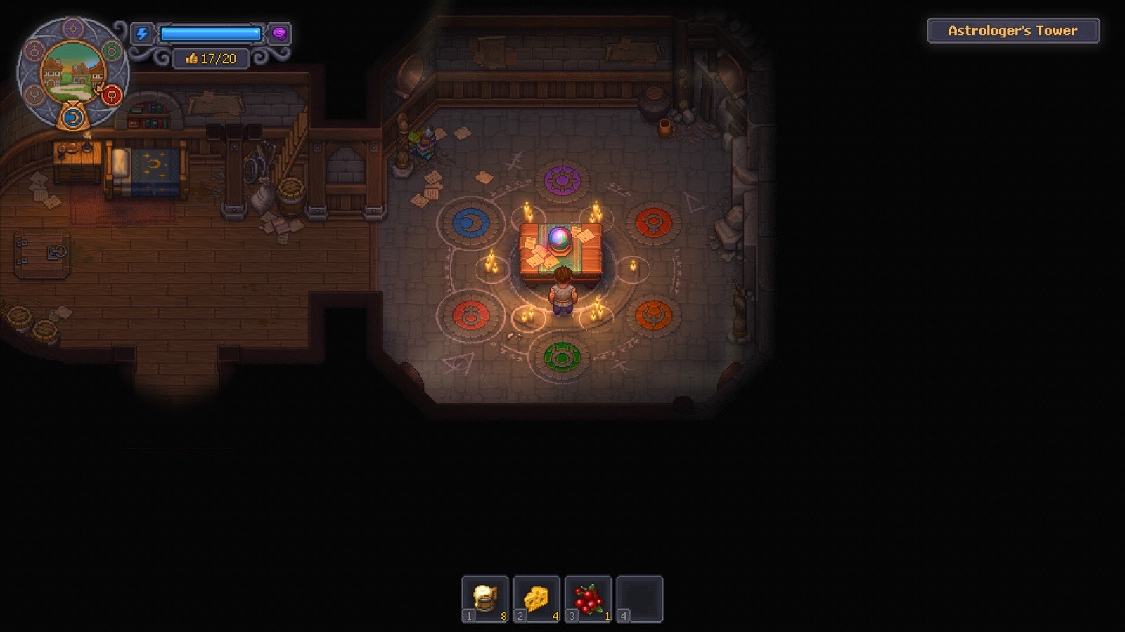The Astrologer's Tower chamber